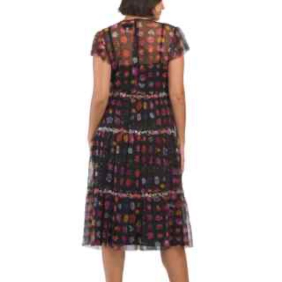 NWT JOHNNY WAS RHEIA TIERED MESH
DRESS XL - Picture 3 of 6